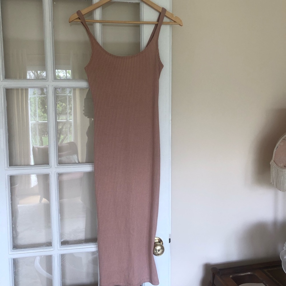 Urban Outfitters Midi Ribbed Bodycon Dress